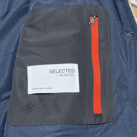 Selected Homme Lumberjack Jacket XXL 2XL Mens Buckthorn Brown SLHSUST. ICONICS - Picture 7 of 13